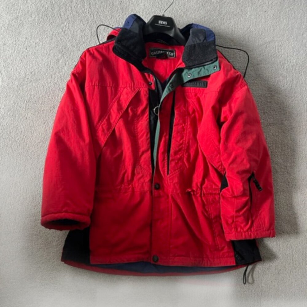 Beautiful Vintage Obermeyer Mens ski jacket , red size L. Great Condition